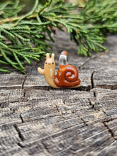 Load image into Gallery viewer, Adventure Time snail pendant (aka Lich snail)