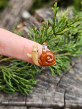 Load image into Gallery viewer, Adventure Time snail pendant (aka Lich snail)