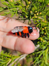 Load image into Gallery viewer, UV Halloween Bee pendant