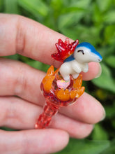Load image into Gallery viewer, Cyndaquil puffco joystick (regular - uv)