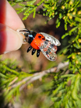 Load image into Gallery viewer, UV Halloween Bee pendant
