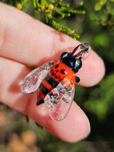 Load image into Gallery viewer, UV Halloween Bee pendant