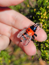 Load image into Gallery viewer, UV Halloween Bee pendant