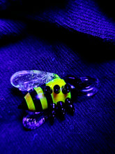 Load image into Gallery viewer, UV Halloween Bee pendant