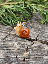 Load image into Gallery viewer, Adventure Time snail pendant (aka Lich snail)