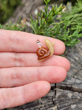 Load image into Gallery viewer, Adventure Time snail pendant (aka Lich snail)