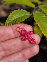 Load image into Gallery viewer, Telemagenta Cross pendant
