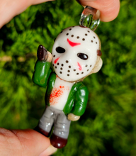Load image into Gallery viewer, Kinetic Jason Voorhees pendant MADE TO ORDER
