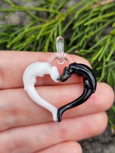 Load image into Gallery viewer, Toothless heart pendant
