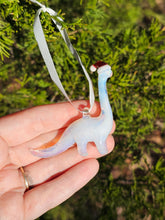 Load image into Gallery viewer, Dinosaur ornament (pendant sized)
