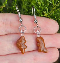 Load image into Gallery viewer, Dino nugget earrings
