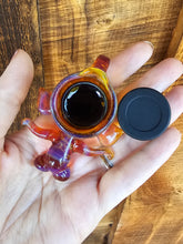 Load image into Gallery viewer, Amber Purple Stash pendant
