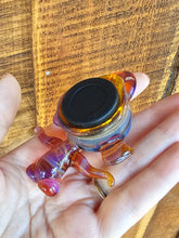 Load image into Gallery viewer, Amber Purple Stash pendant

