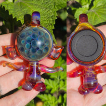 Load image into Gallery viewer, Amber Purple Stash pendant
