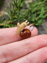 Load image into Gallery viewer, Adventure Time snail pendant (aka Lich snail)
