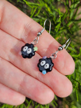 Load image into Gallery viewer, Soot Sprite earrings - made to order
