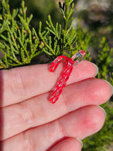 Load image into Gallery viewer, Sparkle Candy Cane pendant
