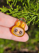 Load image into Gallery viewer, Yellow Labubu pendant
