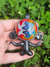 Load image into Gallery viewer, Grey metallic Stash pendant
