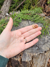 Load image into Gallery viewer, Adventure Time snail pendant (aka Lich snail)
