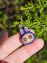 Load image into Gallery viewer, Purple Labubu pendant
