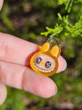Load image into Gallery viewer, Yellow Labubu pendant
