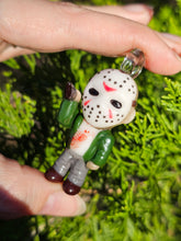 Load image into Gallery viewer, Kinetic Jason Voorhees pendant MADE TO ORDER
