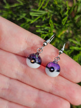 Load image into Gallery viewer, Opal Pokeball earrings
