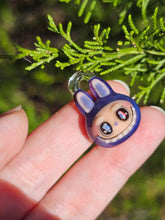 Load image into Gallery viewer, Purple Labubu pendant
