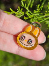Load image into Gallery viewer, Yellow Labubu pendant
