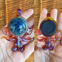 Load image into Gallery viewer, Amber Purple Stash pendant
