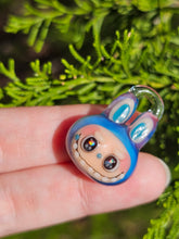 Load image into Gallery viewer, Blue Labubu pendant
