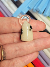 Load image into Gallery viewer, Glow in the dark Ghost Kitty pendant
