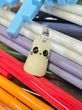 Load image into Gallery viewer, Glow in the dark Ghost Kitty pendant
