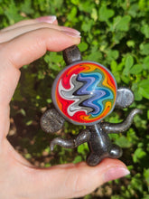 Load image into Gallery viewer, Grey metallic Stash pendant
