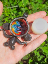 Load image into Gallery viewer, Grey metallic Stash pendant
