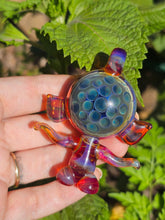 Load image into Gallery viewer, Amber Purple Stash pendant
