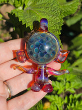 Load image into Gallery viewer, Amber Purple Stash pendant
