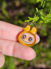 Load image into Gallery viewer, Yellow Labubu pendant
