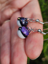 Load image into Gallery viewer, Opal Pokeball earrings
