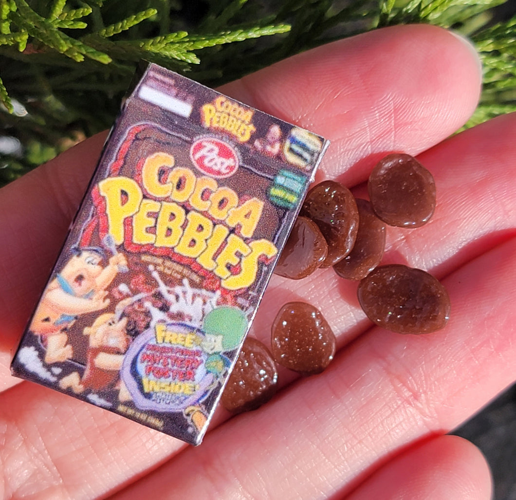 Cocoa Pebbles pearls